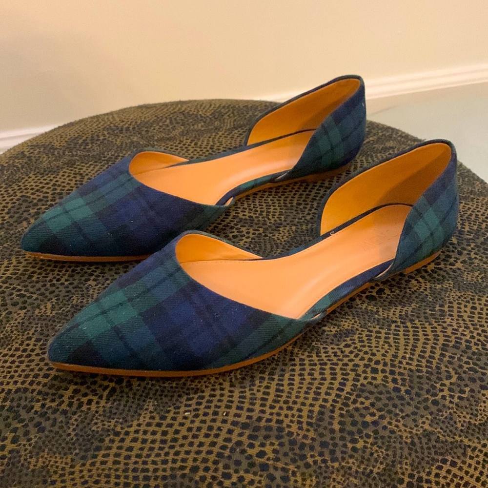 J. crew plaid shoes size 7.5